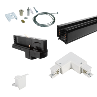 3-Phase Track Lighting Components