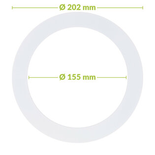Led downlight verloopring