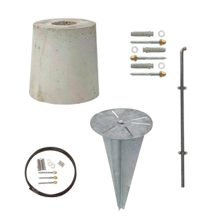 Montagematerial Außenbeleuchtung