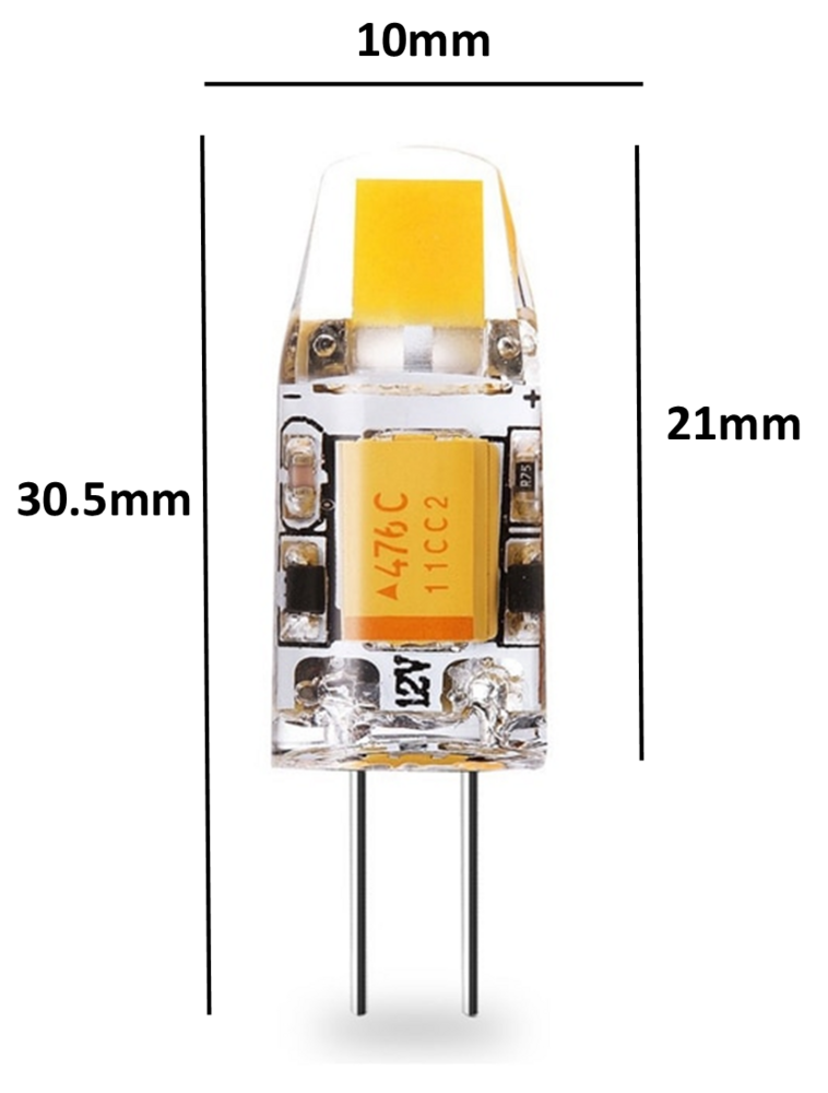 G4 LED Lamp 0.5W 2700K 50 Lumen | Vervangt 5W