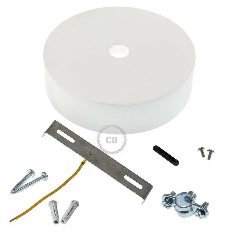 Wooden Ceiling Cap Kit | for XL Cord | White
