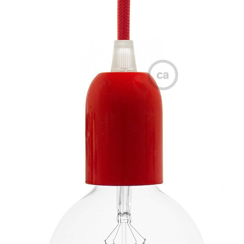 Dekorative Fassung Rot (Aluminium) | E27