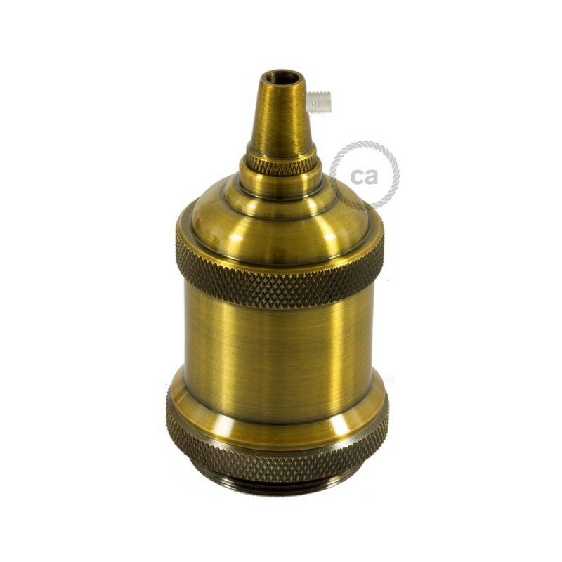 Vintage Lamp Holder E27 | Gold (Brass)