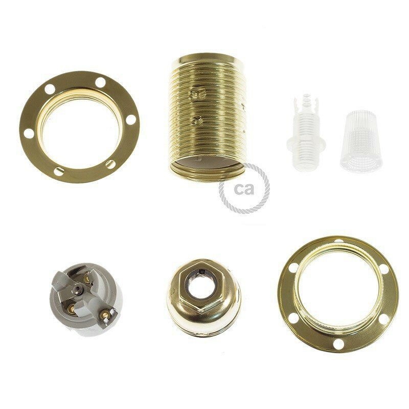 Industrielle Lampenfassung E14 | Gold ECO