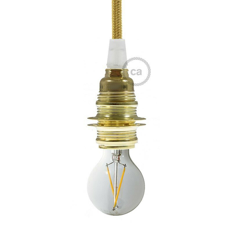 Industrielle Lampenfassung E14 | Gold ECO