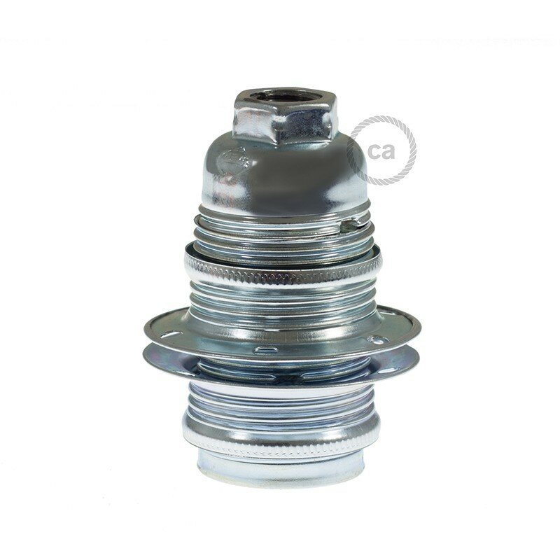 Industrial Lamp Holder E14 | Silver LUXE