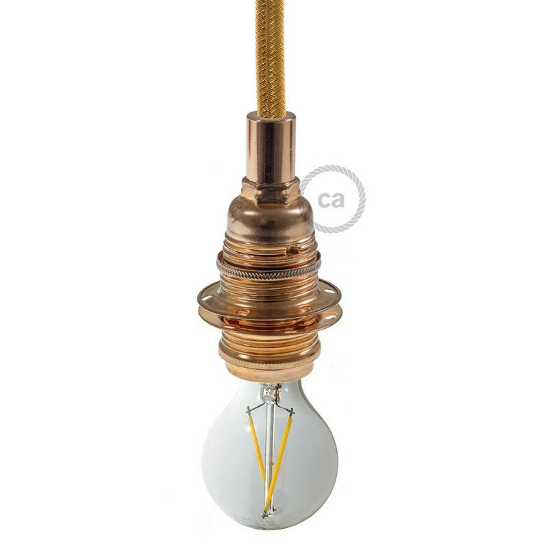 Industrial Lamp Holder E14 | Copper LUXE