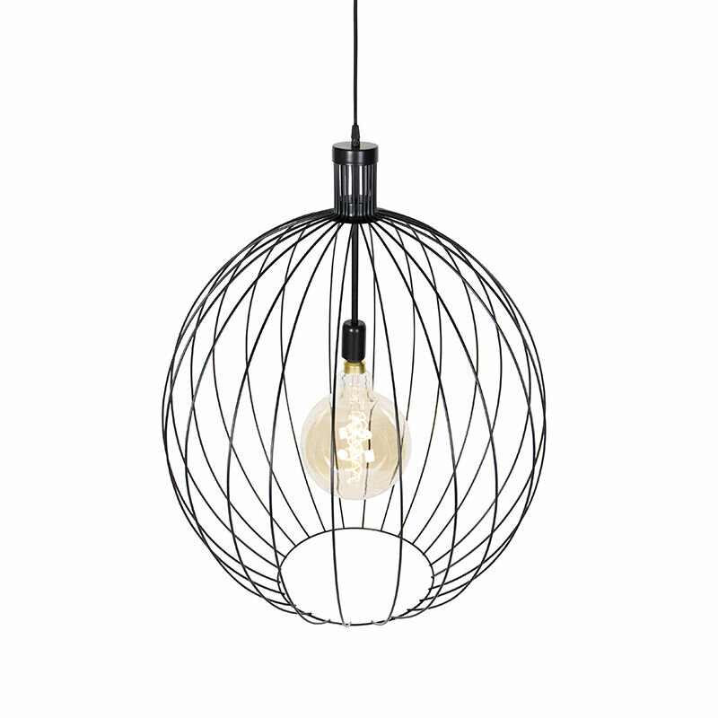 Design Hanglamp Zwart 70 cm - Wire Dos