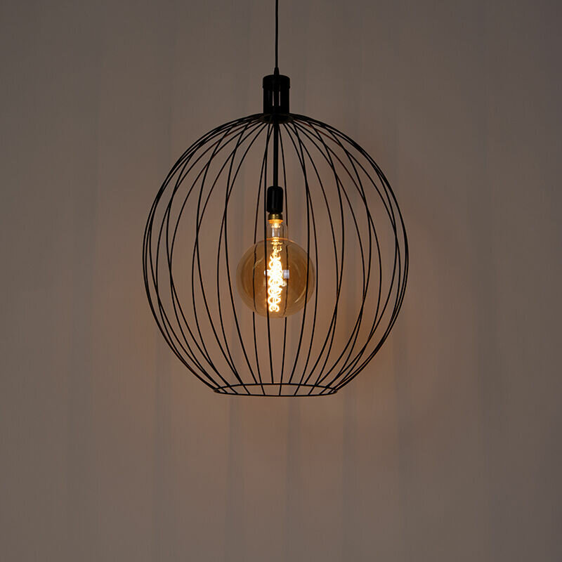 Design Hanglamp Zwart 70 cm - Wire Dos