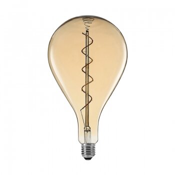 LED Lamp XXL Spiral (A165) 4W 2200K Gold | Dimmable