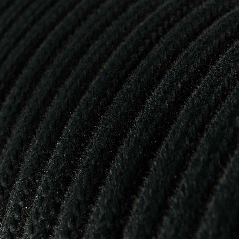 Black Cotton Fabric Cord | Per Meter