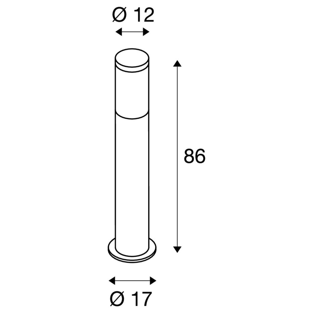 Standing Outdoor Lamp F-POL | 86 cm | E27