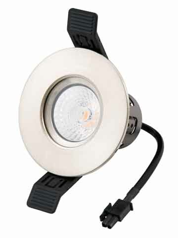 LED Recessed Spot Fixture - Chrome Round IP65 | Bathroom 90mm