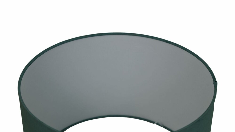 Runde Lampenschirm &oslash;32x20 Blau-Baumwolle