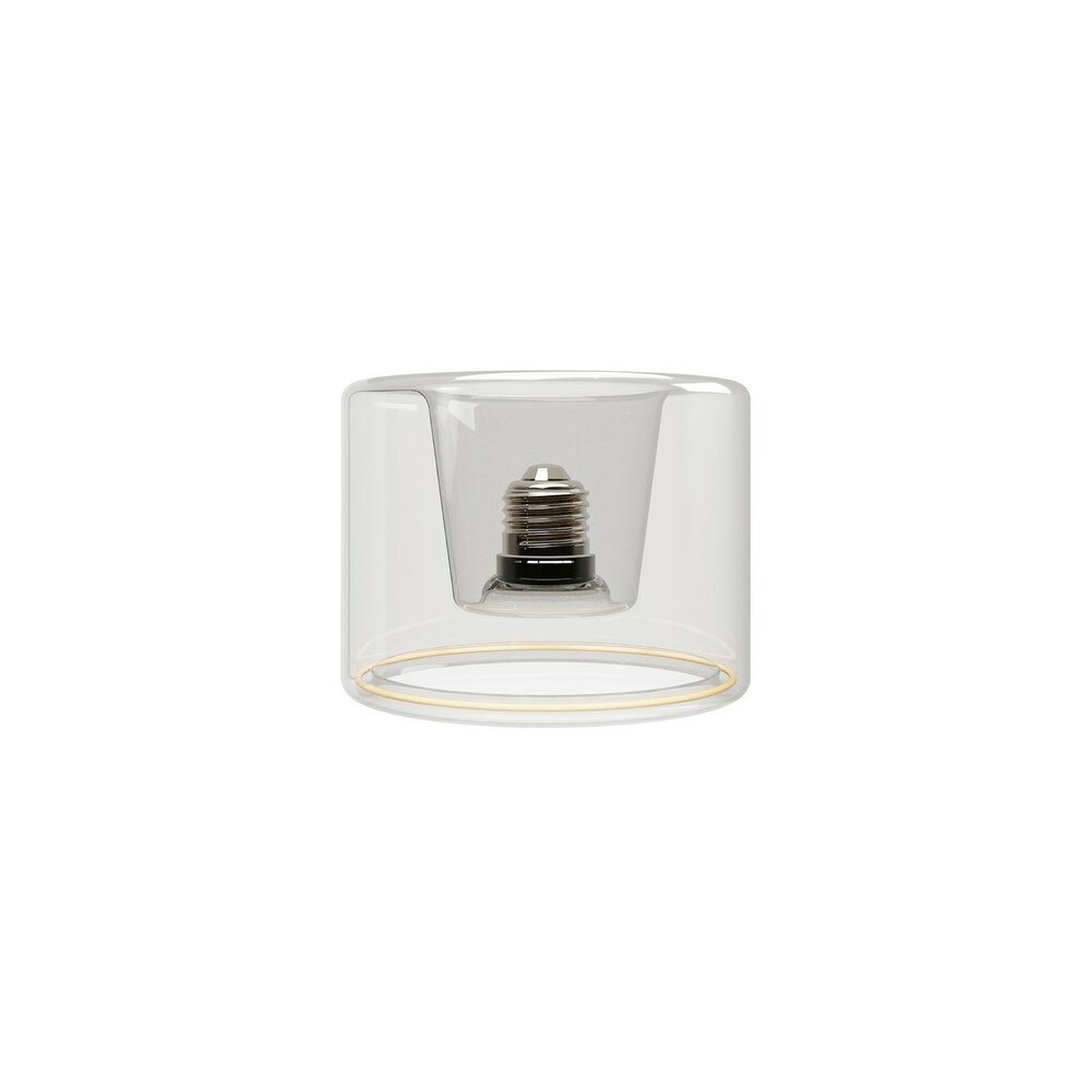 LED Helder Gloeilamp Ghost Lijn Inbouw Donut 120x90 6W 500Lm E27 2200K Dimbaar - G03