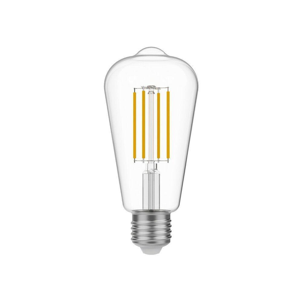 LED Gloeilamp Transparante Edison ST64 7W 806Lm E27 3500K Dimbaar - N02