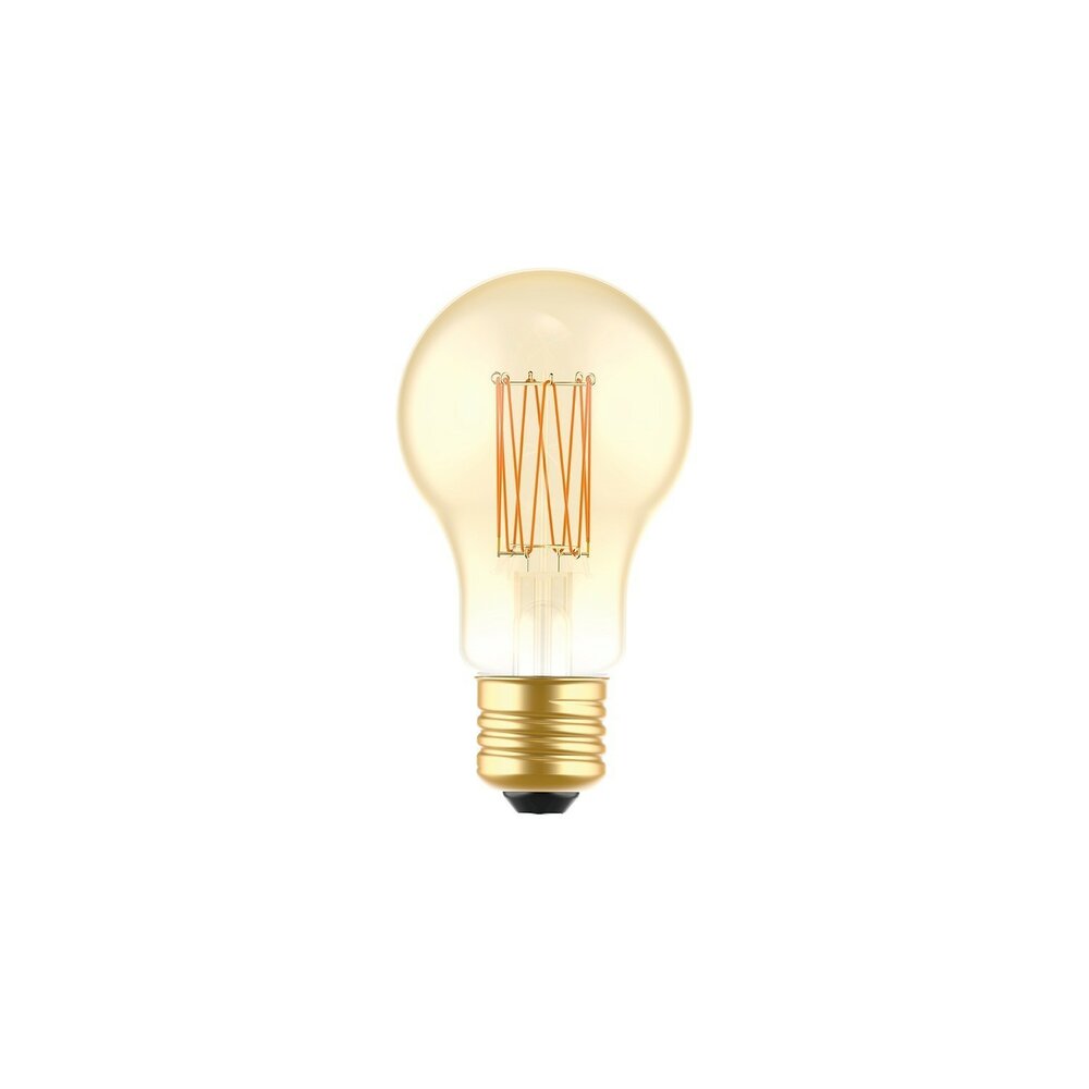 LED Gouden Gloeilamp Carbon Lijn Filament Kooi Druppel A60 7W 640Lm E27 2700K Dimbaar - C53