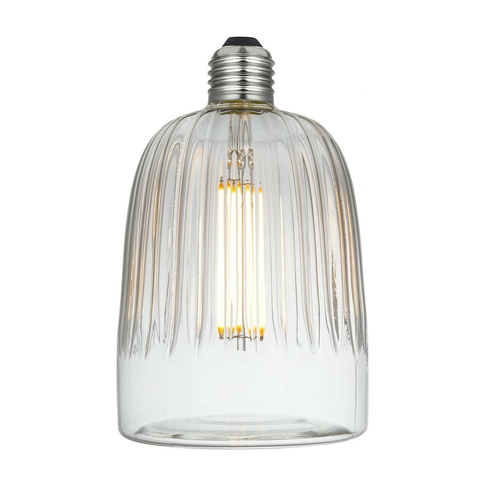 LED Tiche Helder Crystal Line 6W E27 2700K Dimbare Gloeilamp