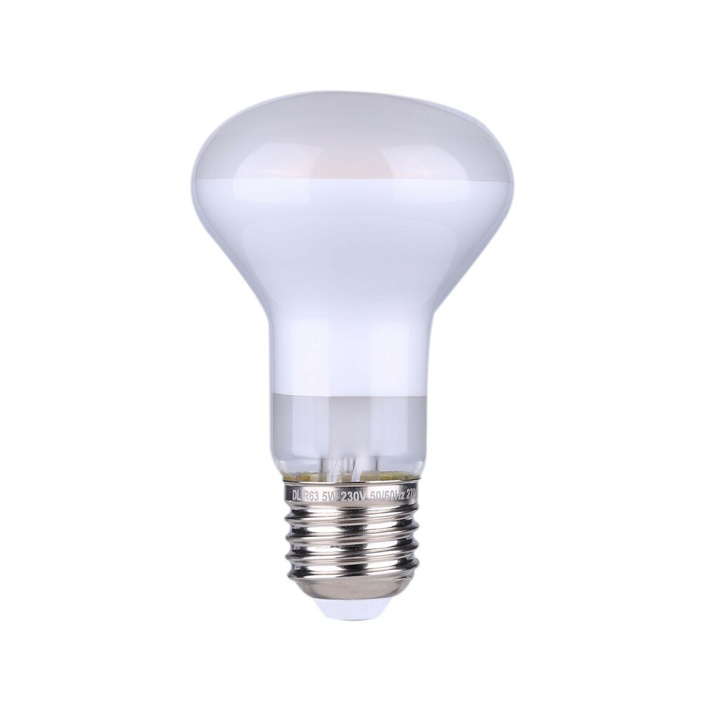 LED Gloeilamp R63 Satijn 5W E27 Dimbaar 2700K