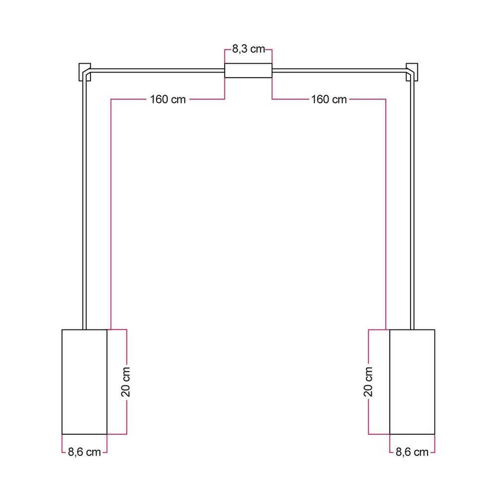 Hanglamp  afmeting