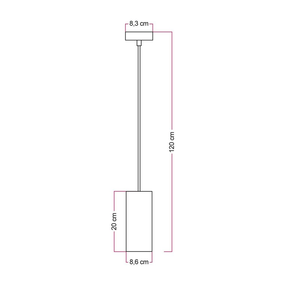 E27 Fitting met Houten Lamphouder &ndash; Inclusief Plafondplaat en Snoer