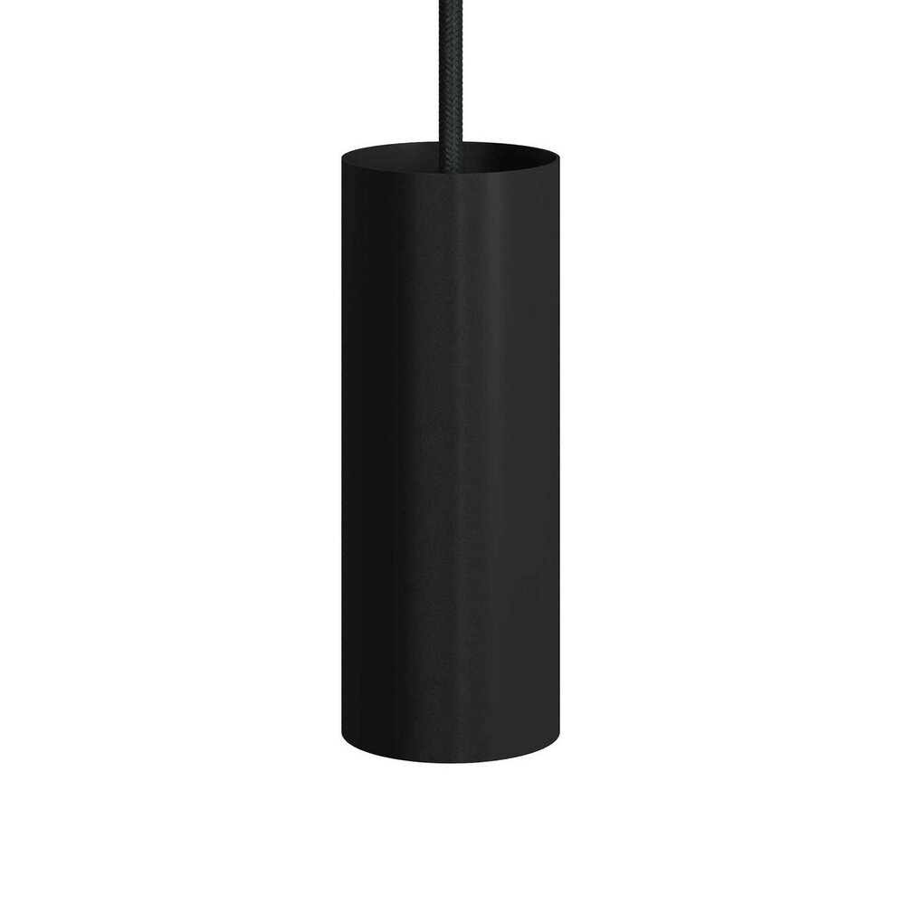 Metal spotlight E14 black