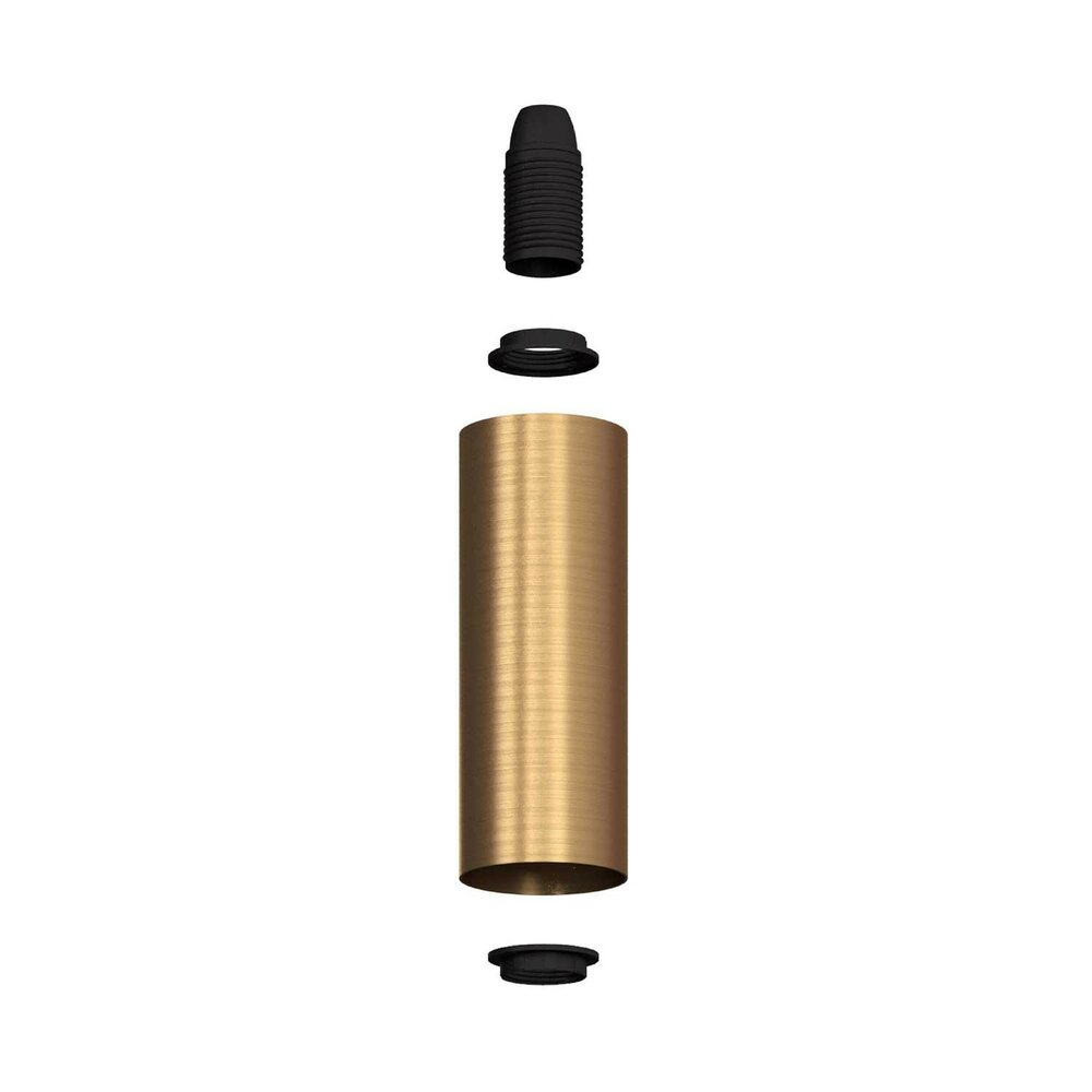 Metal spotlight E14 brushed bronze