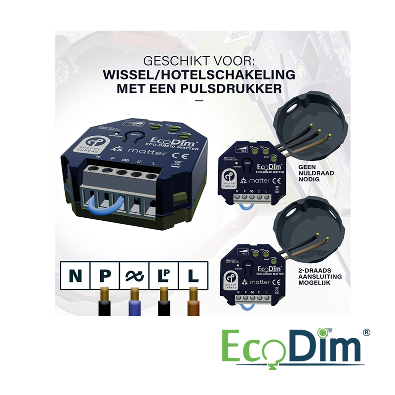 ECODIM LED-Dimmer | MATTER | Modul | 250 Watt