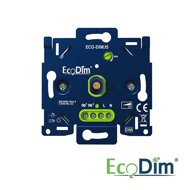 ECODIM LED Dimmer | Universeel | 0-150W | Fase afsnijding (RC)