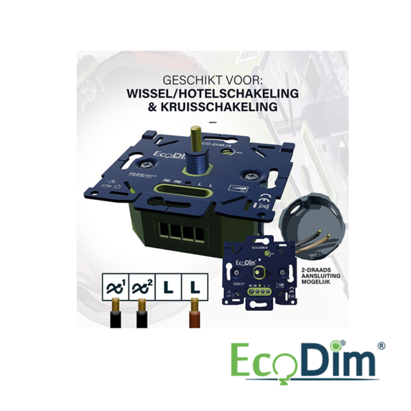 ECODIM LED Dimmer | Universeel | 0-150W | Fase afsnijding (RC)