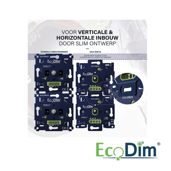 ECODIM LED Dimmer | Universeel | 0-150W | Fase afsnijding (RC)