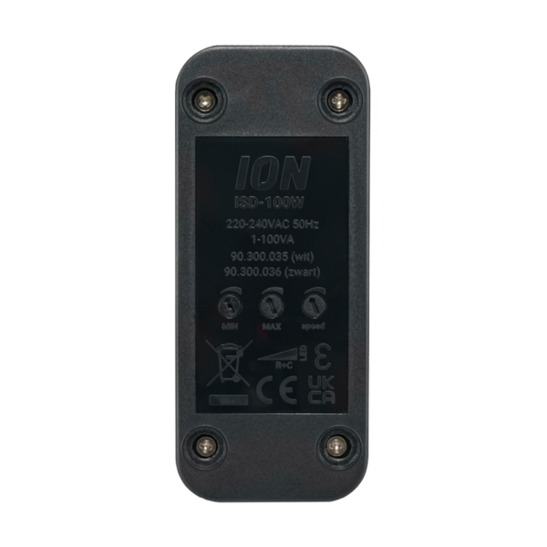 ION Industries | LED-Schnurdimmer Schwarz | 75 Watt