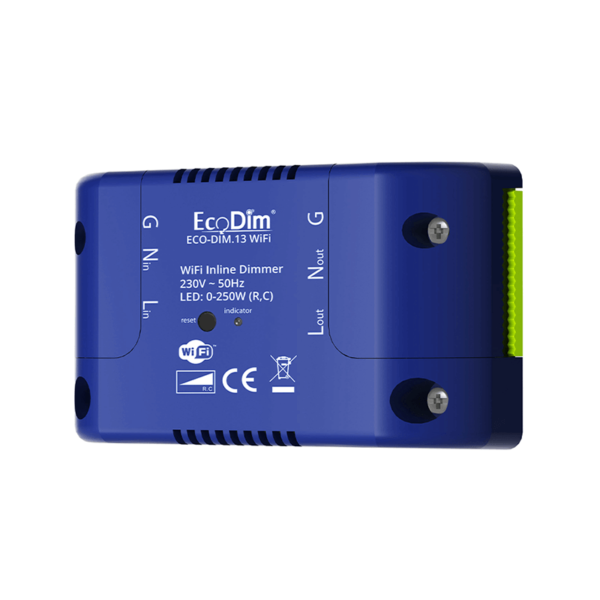 ECODIM | Inline LED-Dimmer | 250W | WLAN | Tuya | Smart Life