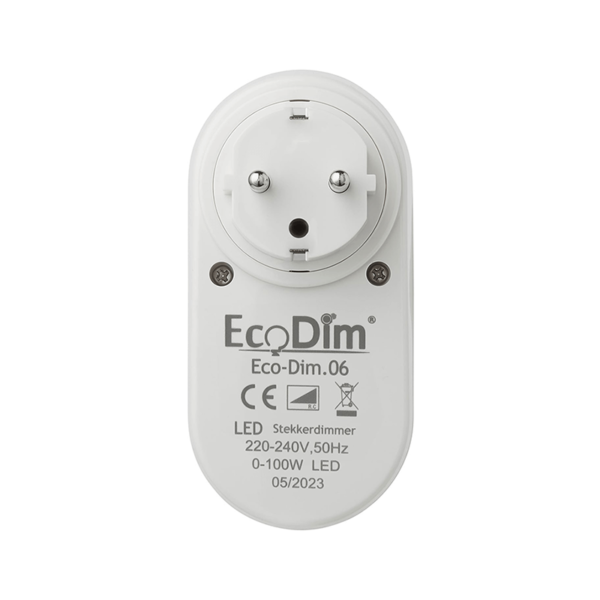 ECODIM | LED Stekkerdimmer | 0&ndash;100W | Fase-afsnijding (RC)