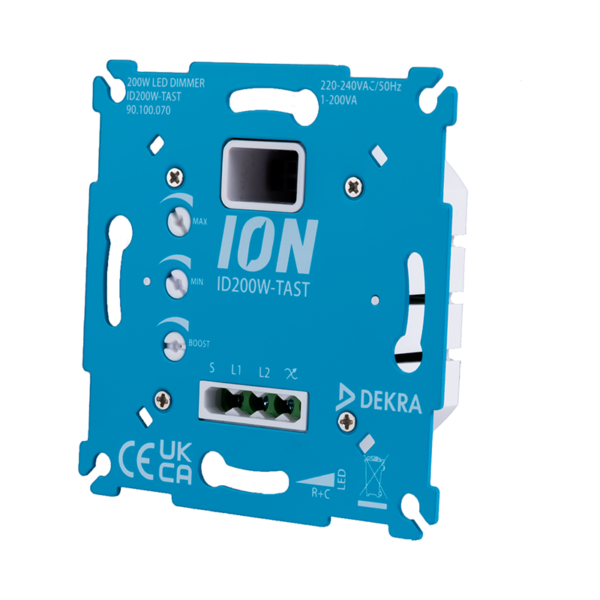 ION INDUSTRIES | LED Tastdimmer | 0&ndash;200W | Fase-afsnijding (RC)
