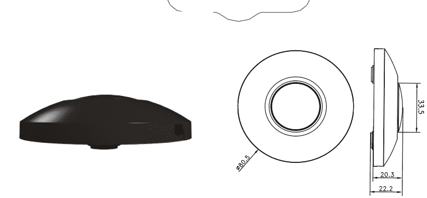 LED Vloerdimmer | 0&ndash;50W | Zwart | Fase-afsnijding (RC)