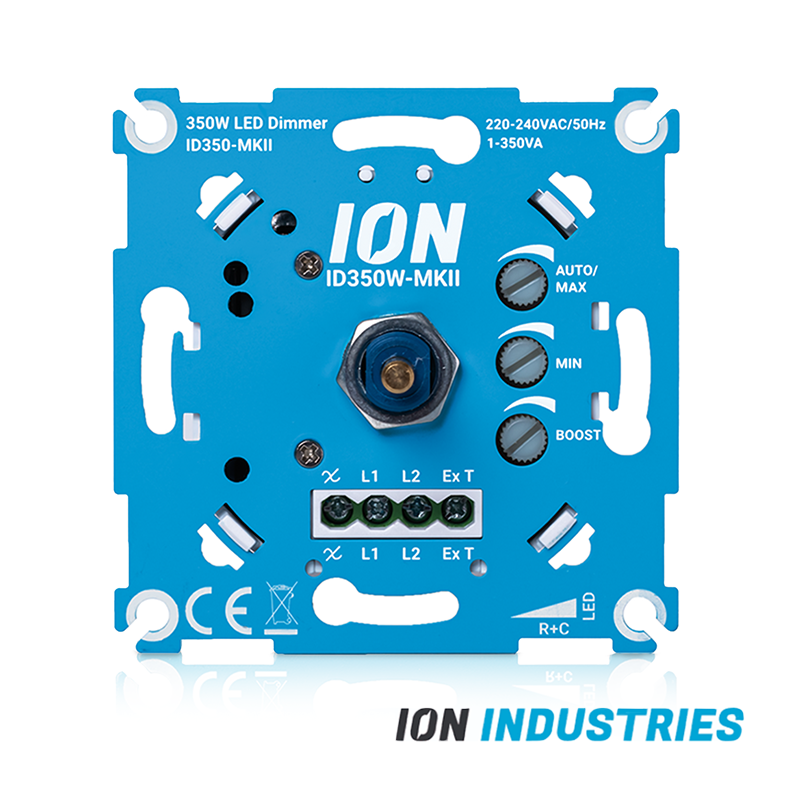 ION INDUSTRIES | LED Dimmer | Inbouw | 0,3&ndash;350W | Fase-afsnijding (RC)