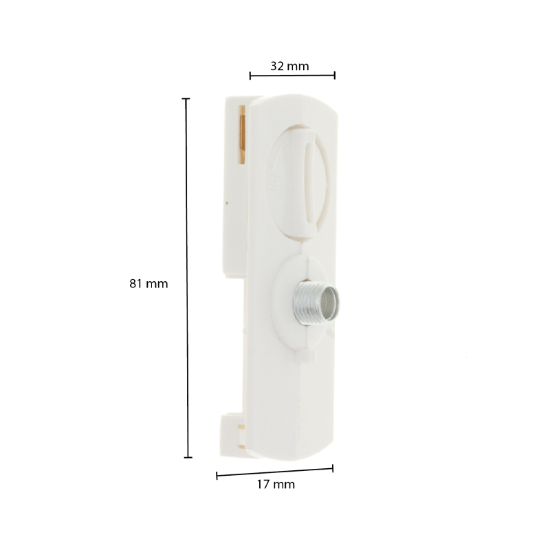 1-fase rail | Luxe pendeladapter voor hanglamp | wit (slim fit)