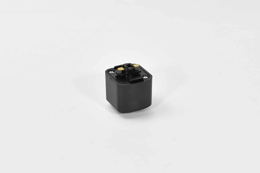 1-fase rail | Vierkante pendeladapter voor hanglamp | zwart