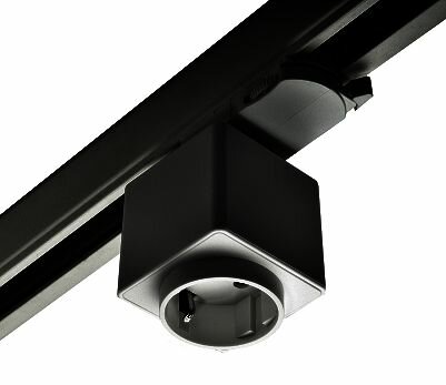 3-fase rail stopcontact | 2300W | Zwart | CE
