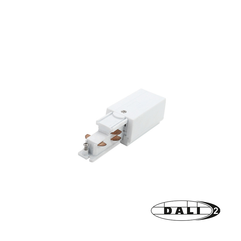 DALI 3-fase rail power connector links | Wit