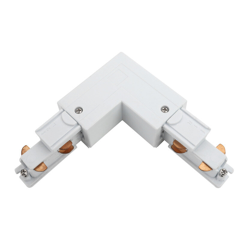 DALI 3-fase rail L-connector binnenhoek | Wit