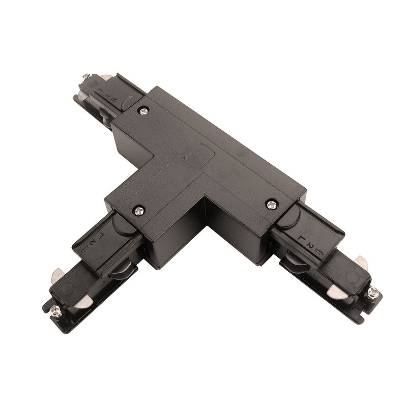 DALI 3-fase rail T-connector links 1 | Zwart