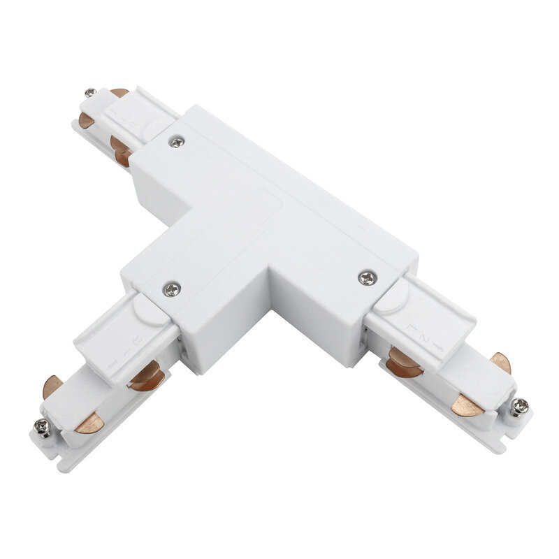 DALI 3-fase rail T-connector rechts 2 | Wit