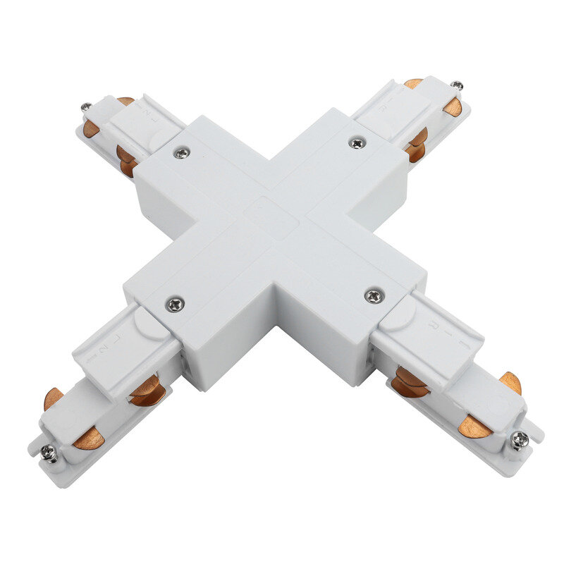 DALI 3-fase rail | X-vorm connector | Zwart | EURTRAC maat
