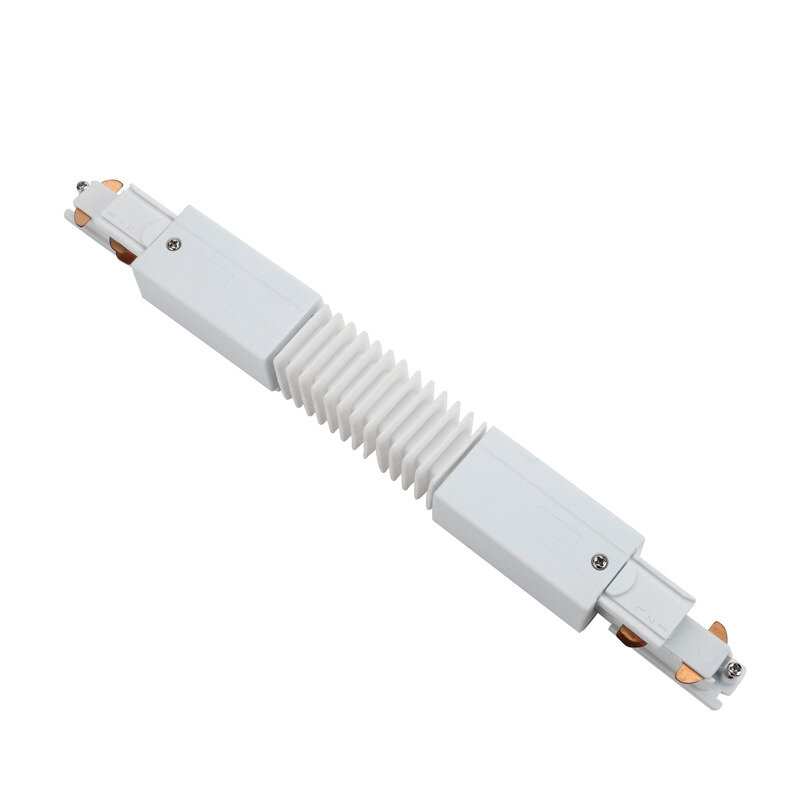 DALI 3-fase rail | Flexibele connector | Wit | EURTRAC maat