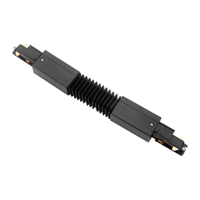 DALI 3-fase rail | Flexibele connector | Zwart | EURTRAC maat