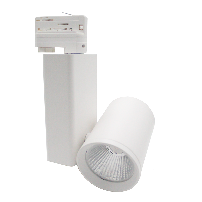 3-fase LED railspot | 18W | 3000K warmwit | Wit