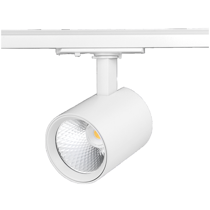 1-fase railspot 10W wit met instelbare lichtkleur (3000K-4000K-5700K)