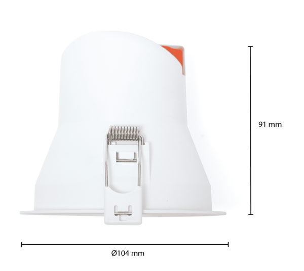 LED Inbouwspot 9W Wit | Diep Verzonken | incl. LED 